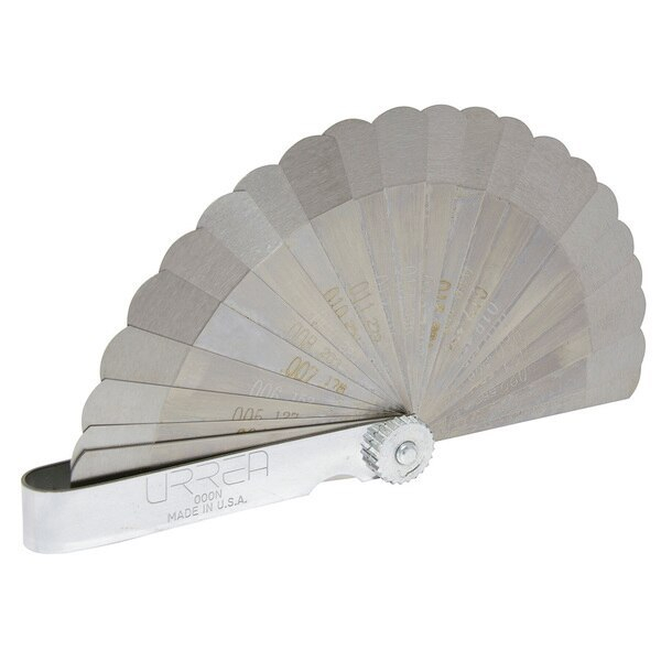 Urrea 000N 22-Blade Go No-Go Gauge Set with 45 Degrees Tips