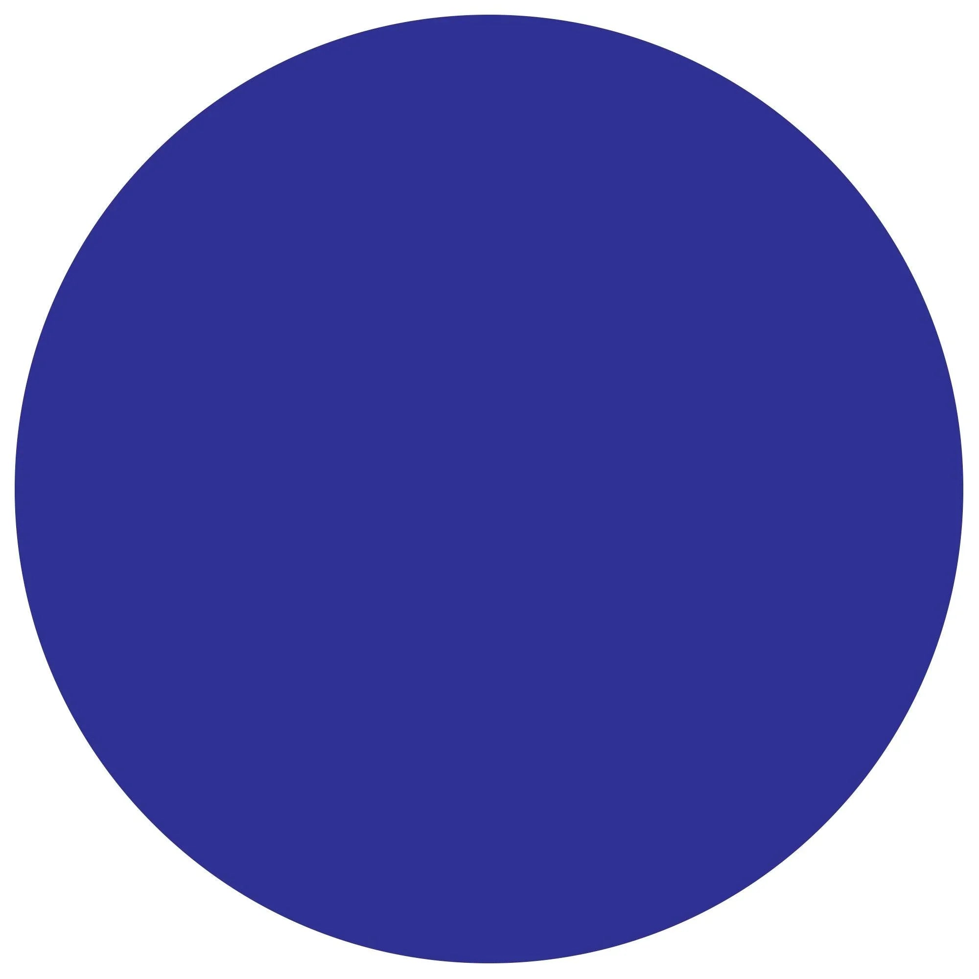 1" Circles - Blue Removable Labels