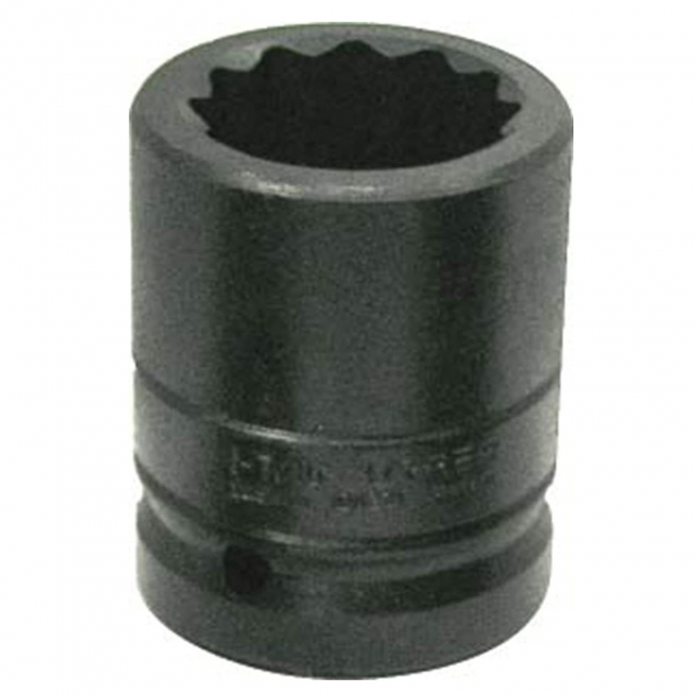 Urrea 10021T SAE 12-Point Impact Socket, 1" Drive, 1-5/16" / 33.3 mm