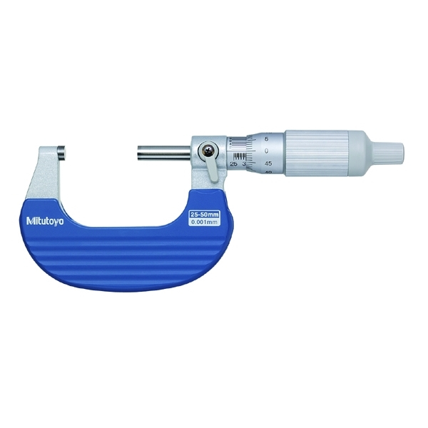 Mitutoyo 102-708 Ratchet Thimble Micrometer, 50mm Range