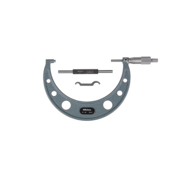 Mitutoyo 103-182 Outside Micrometer, 6" Range
