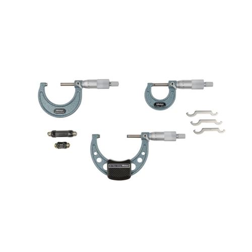 Mitutoyo 103-927-10 Outside Micrometereter Economy Design Set