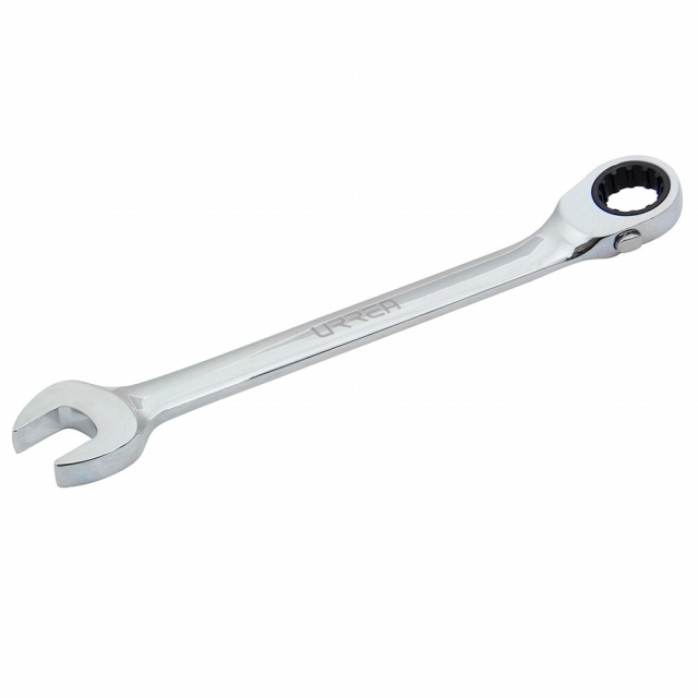 Urrea 1218CMR SAE Spline Reversible Ratcheting Wrench, 9/16"