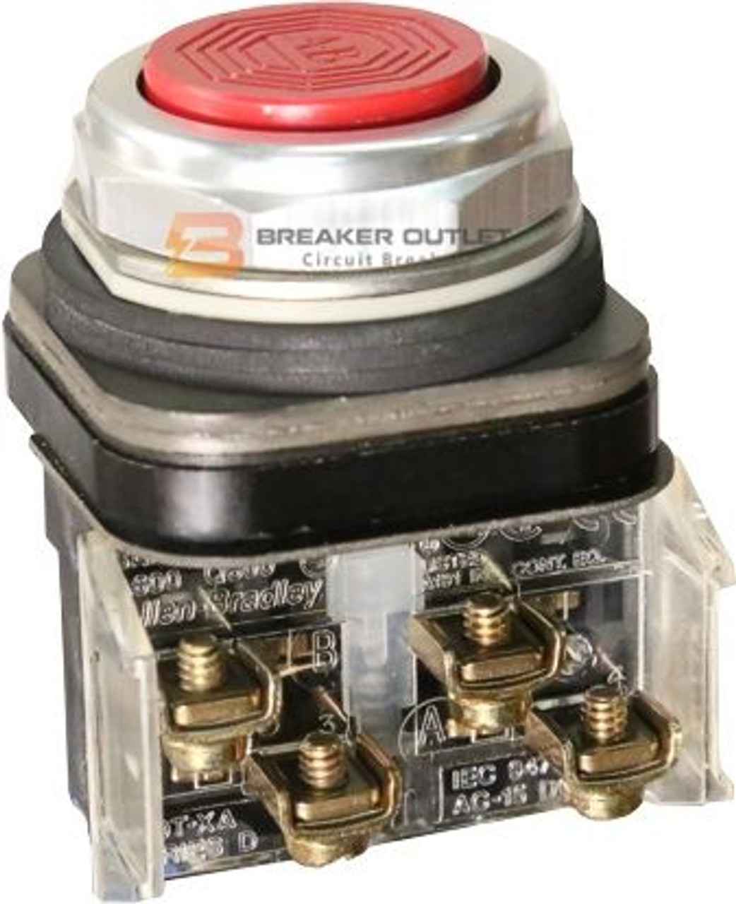 800T-A6D1 Allen-Bradley Red Momentary Contact Push Buttons, Series N