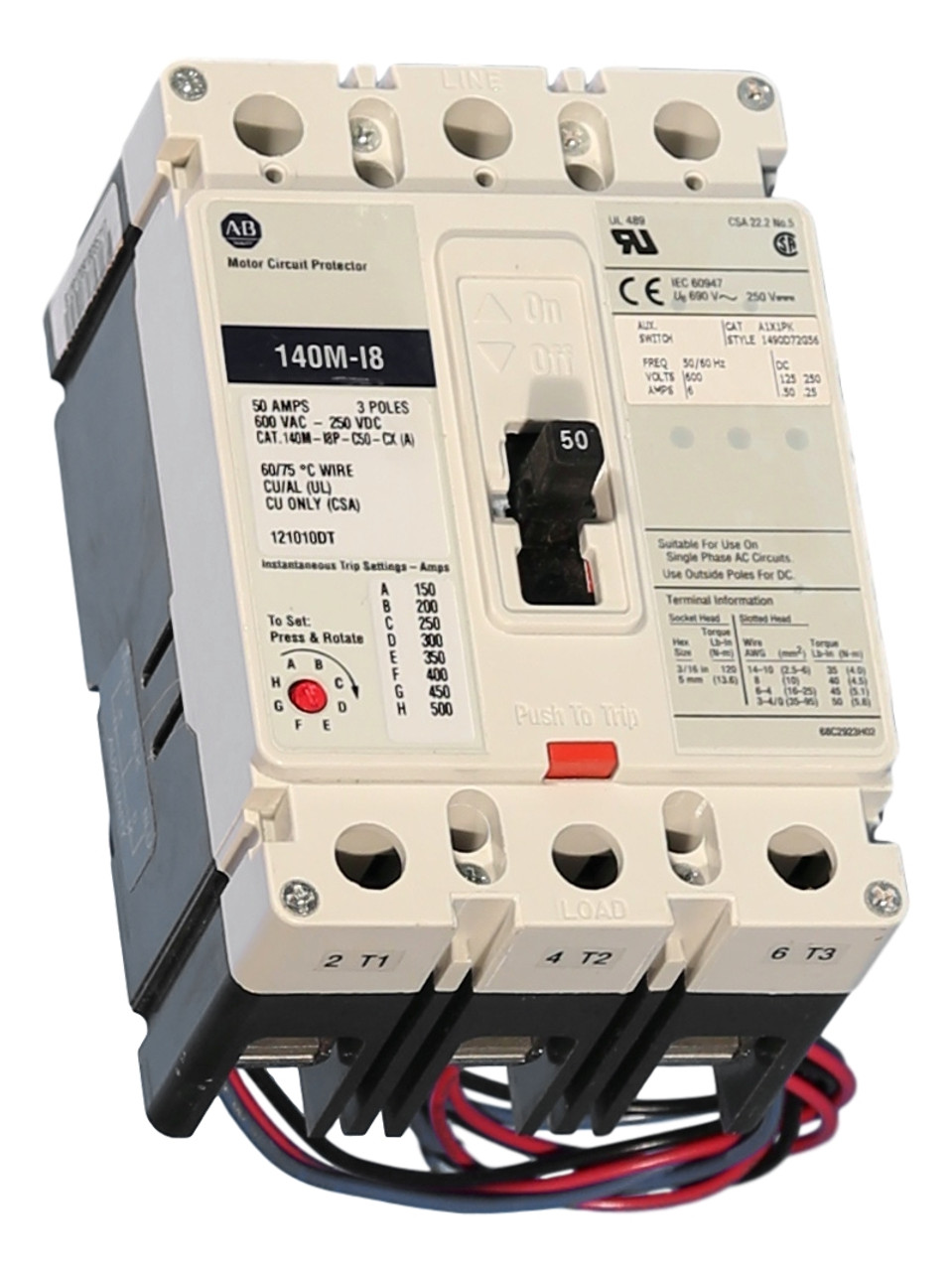 140M-I8P-C50-CX Allen-Bradley Circuit Breaker