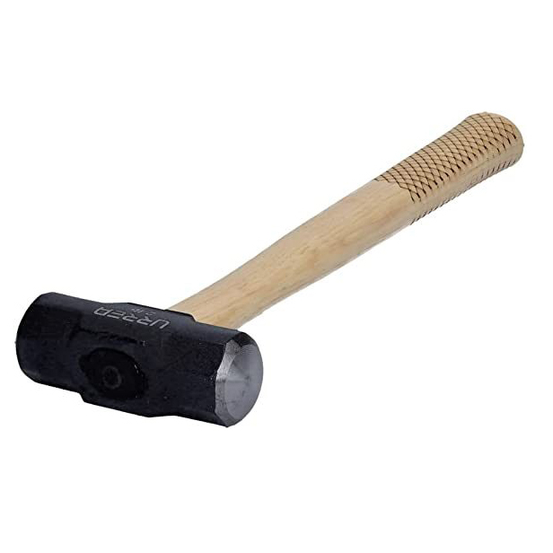 Urrea 1433EG Octagonal Head Hammer w/ 16" Hickory Handle, 1-5/8" Face