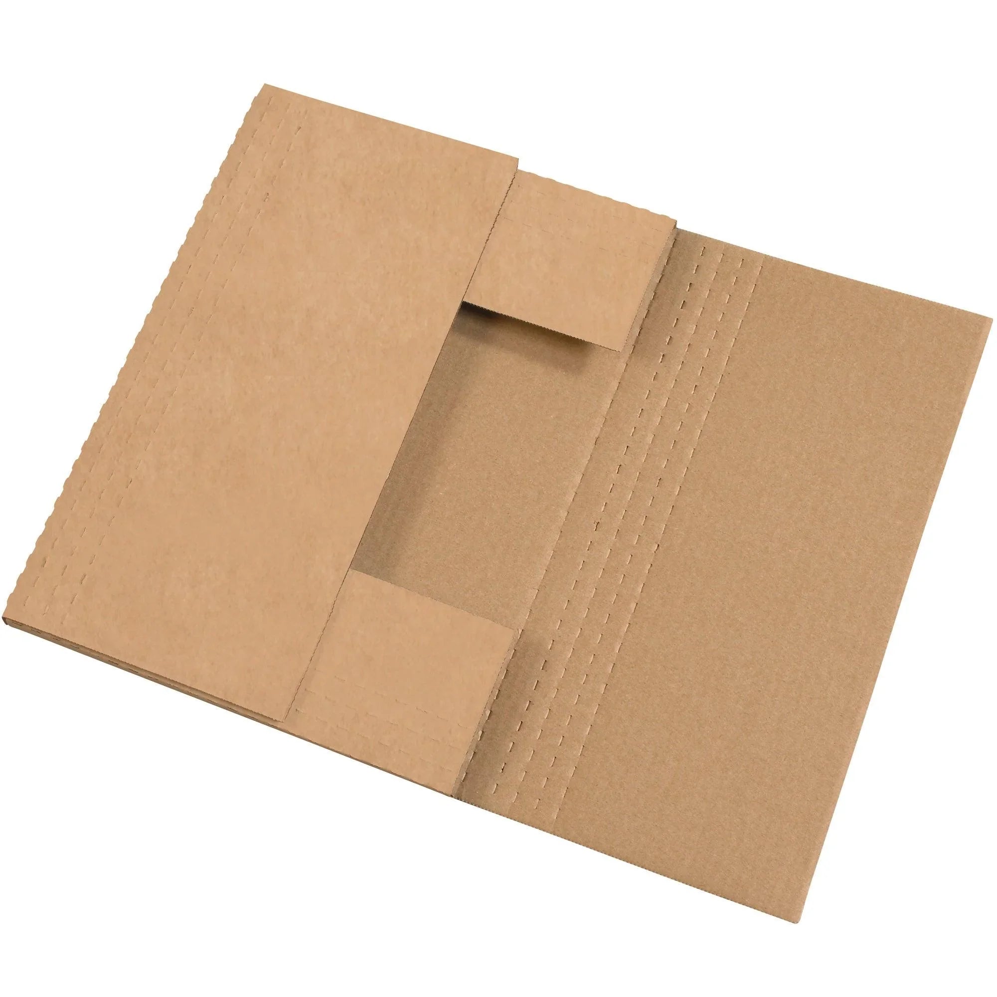 15 x 11 1/8 x 2" Kraft Easy-Fold Mailers