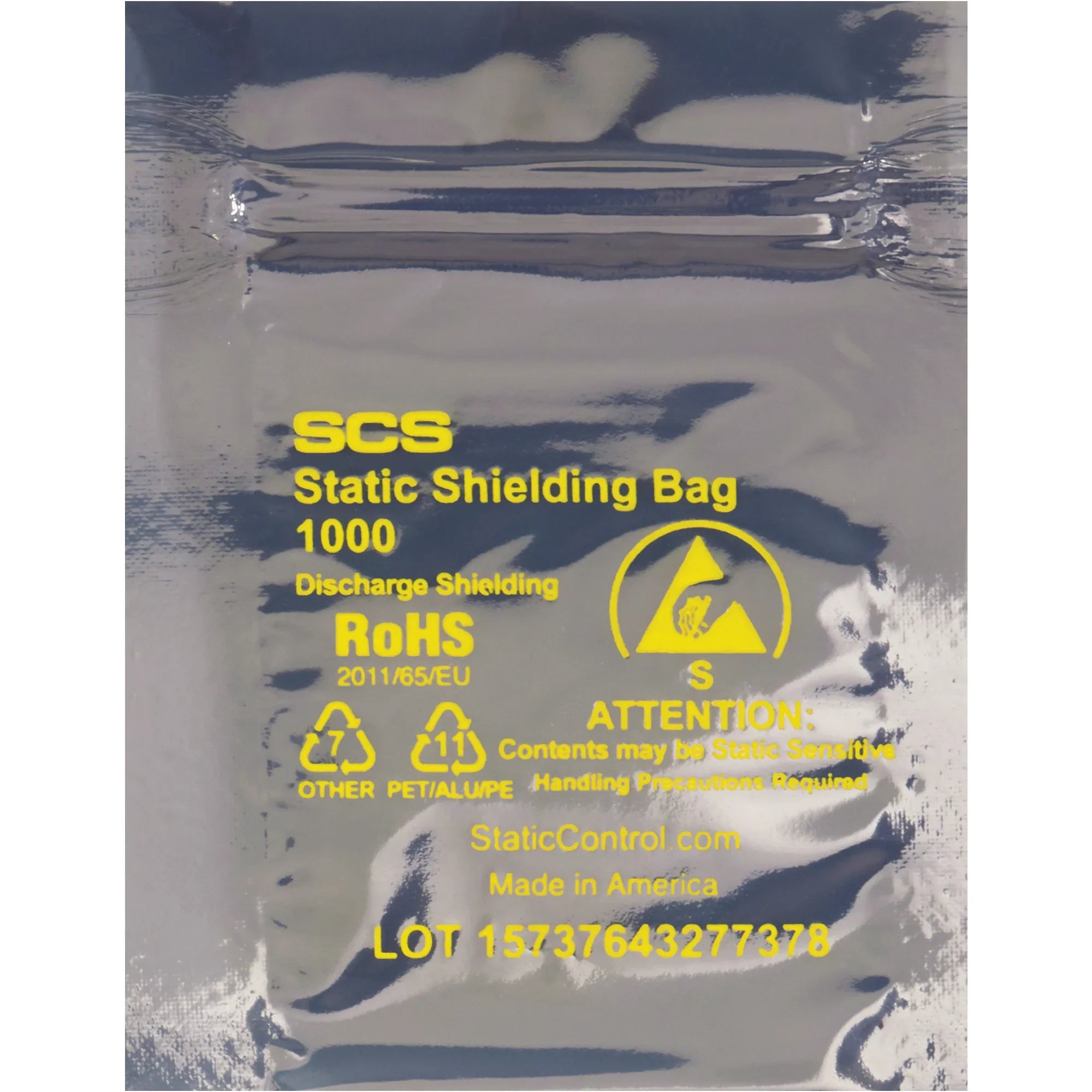 15 x 20" Reclosable Static Shielding Bags