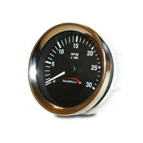 FW Murphy 20700245 AT Series Tachometer without Hourmeter, Bright SS