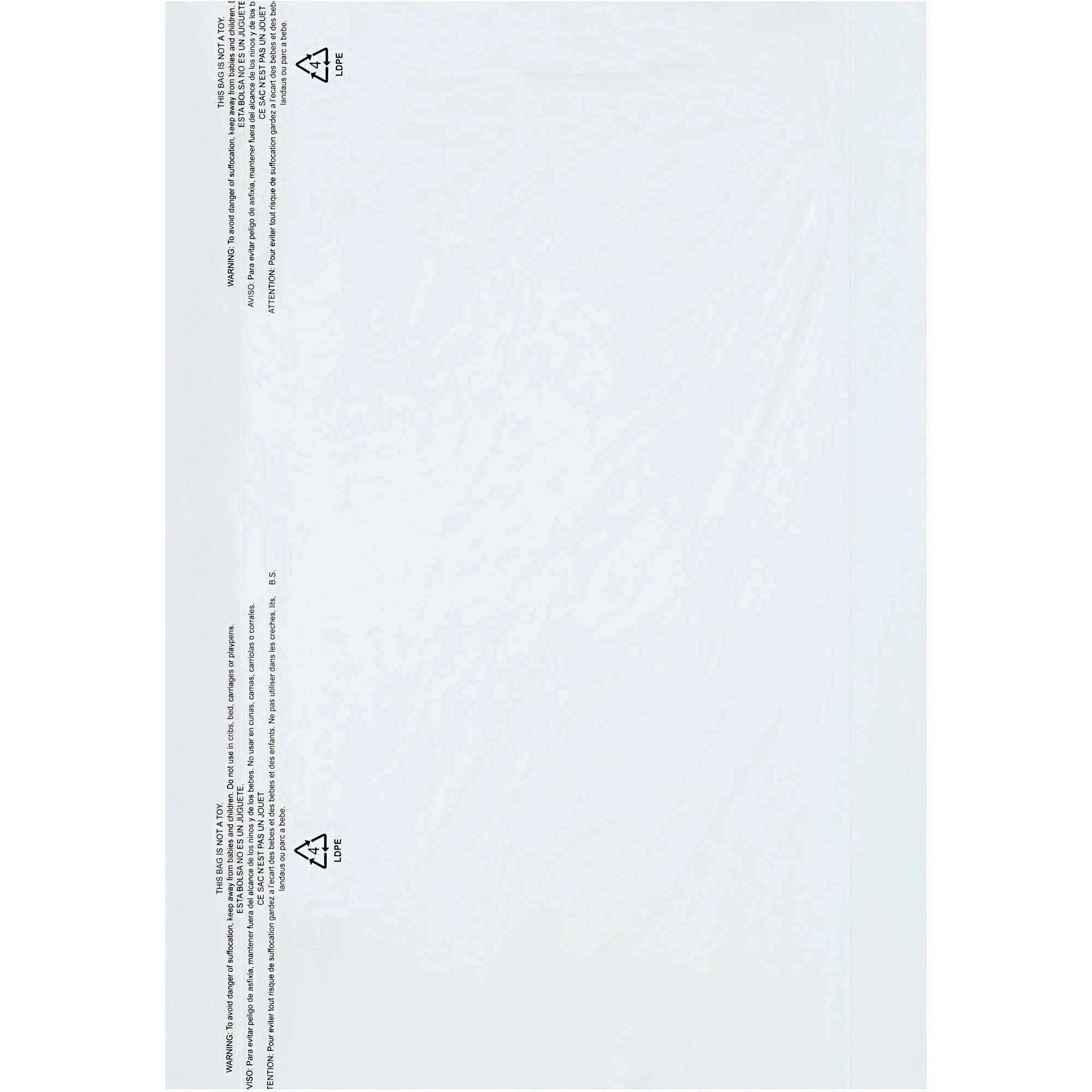 21 x 7 x 30" - 0.6 Mil Garment Bags