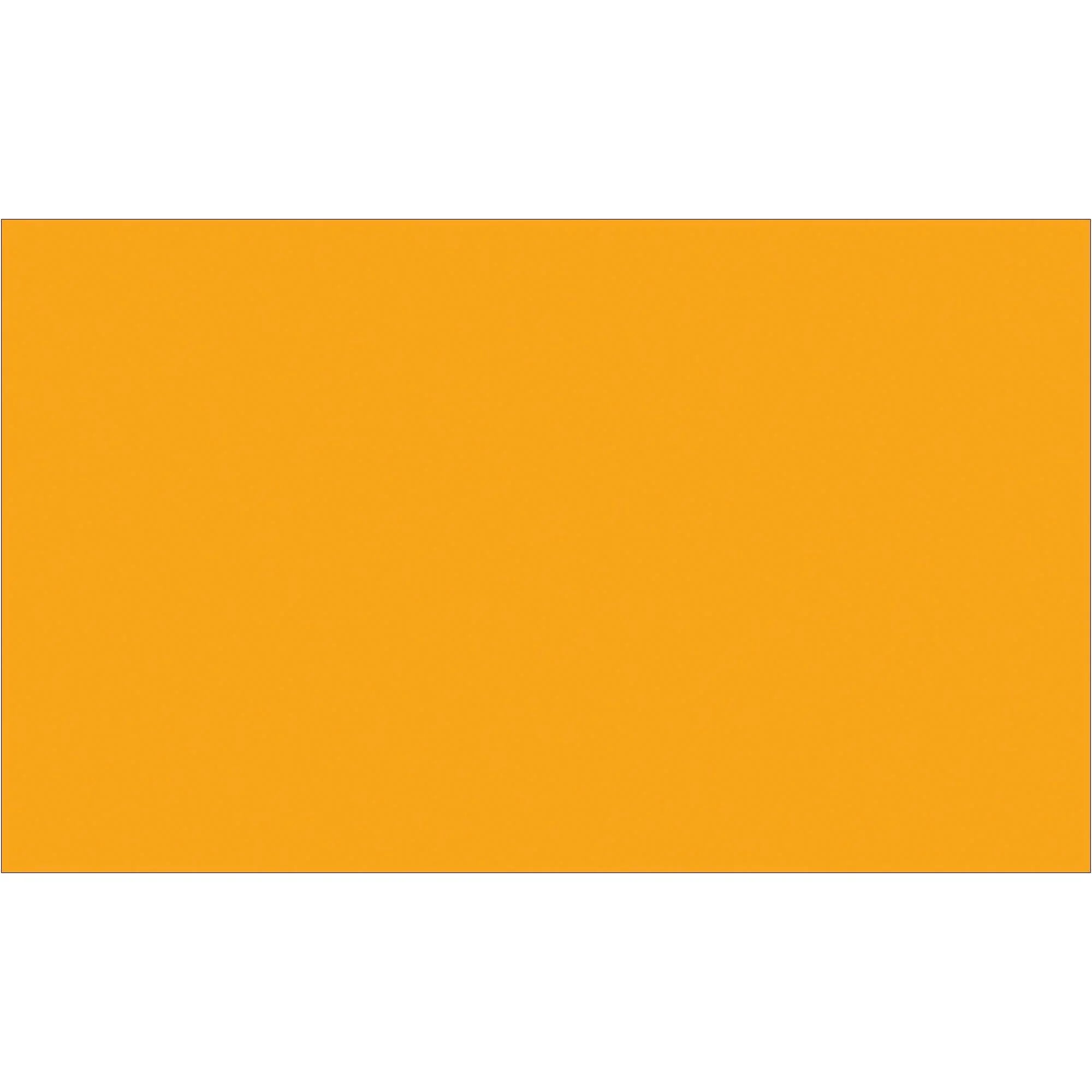 3 x 5" Fluorescent Orange Inventory Rectangle Labels