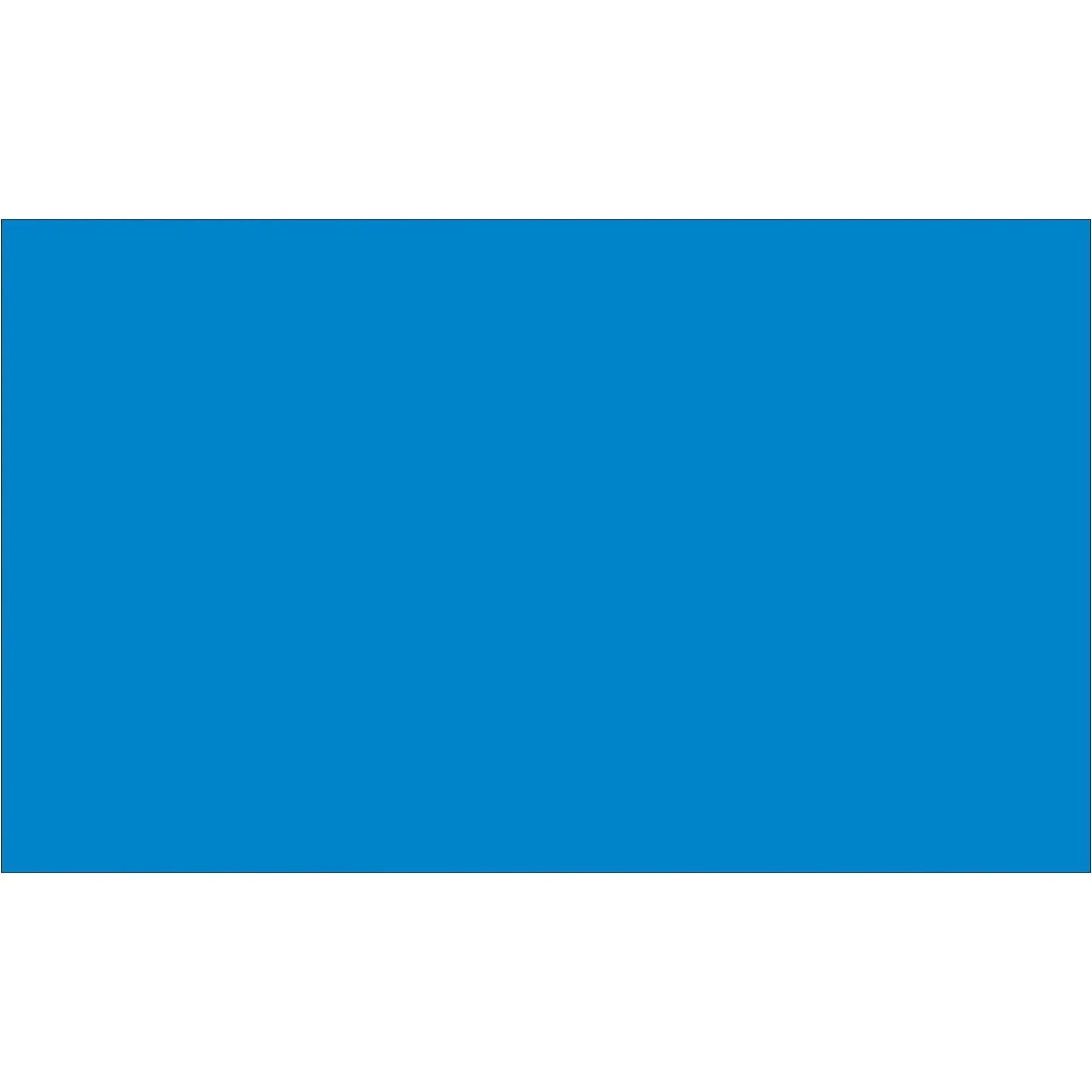 3 x 5" Light Blue Inventory Rectangle Labels