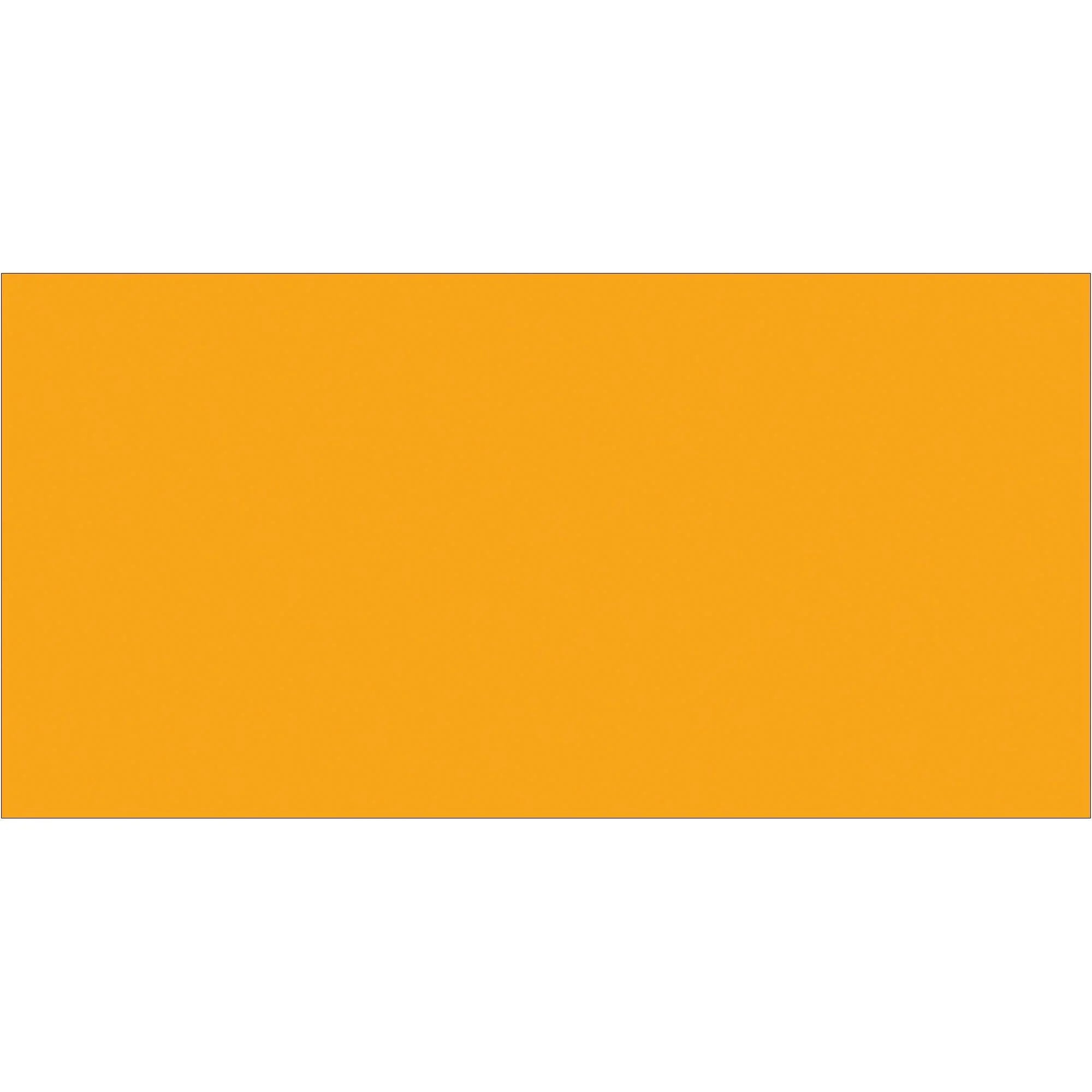 3 x 6" Fluorescent Orange Inventory Rectangle Labels