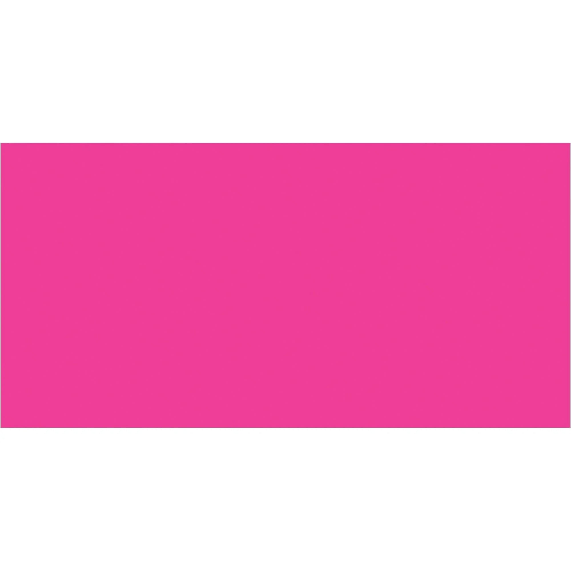 3 x 6" Fluorescent Pink Inventory Rectangle Labels