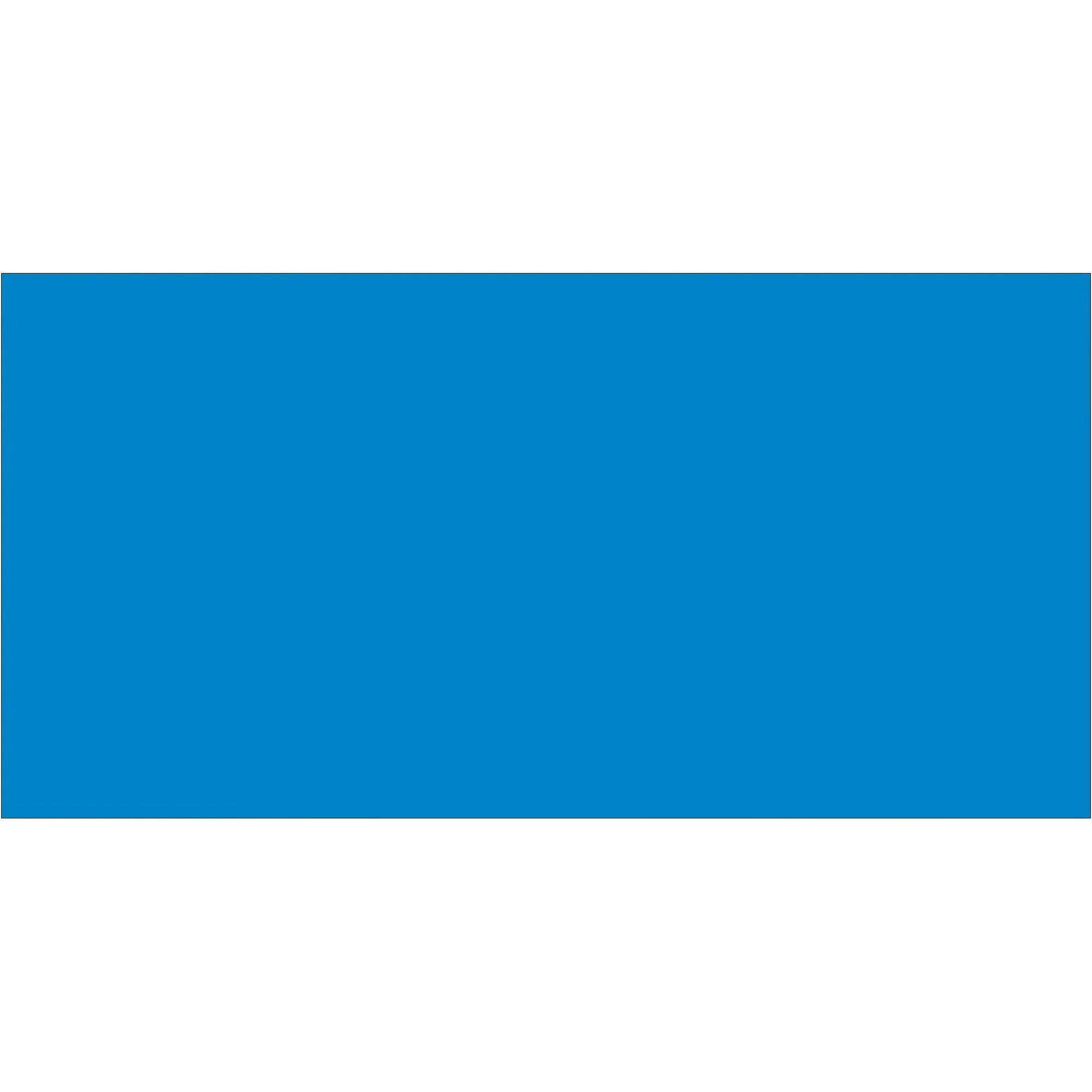 3 x 6" Light Blue Inventory Rectangle Labels