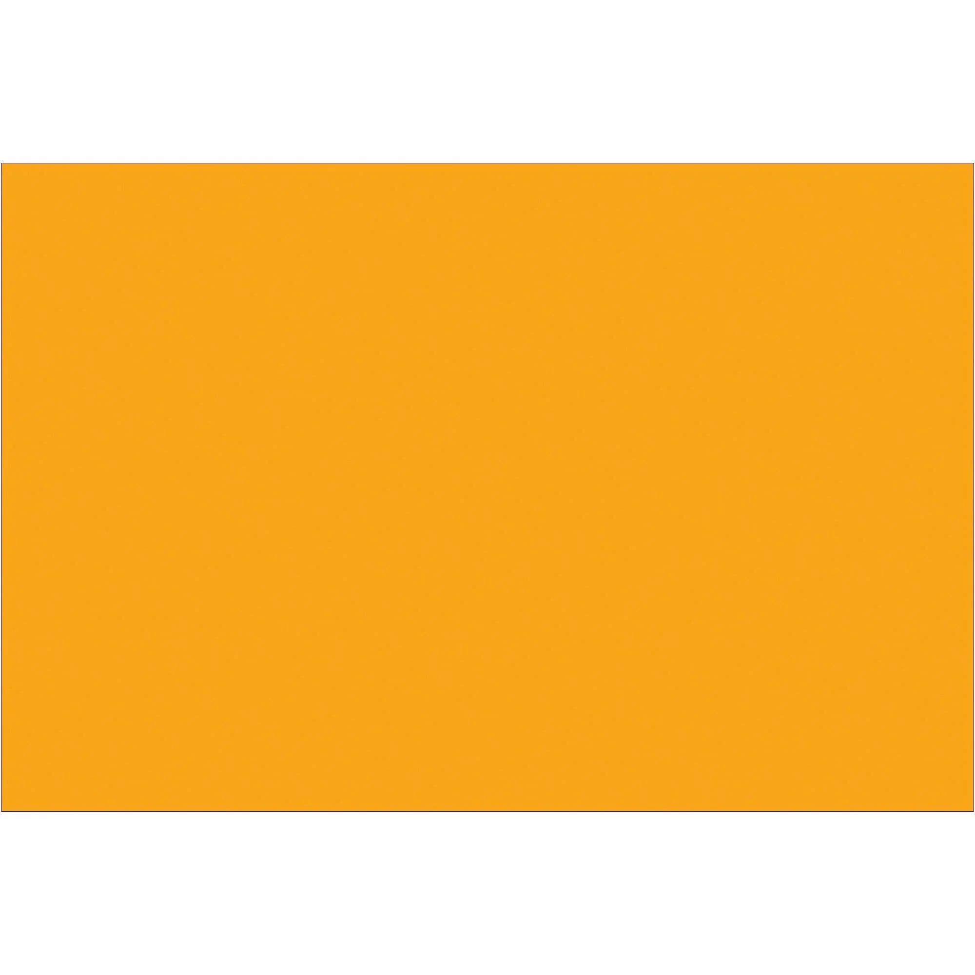 4 x 6" Fluorescent Orange Inventory Rectangle Labels