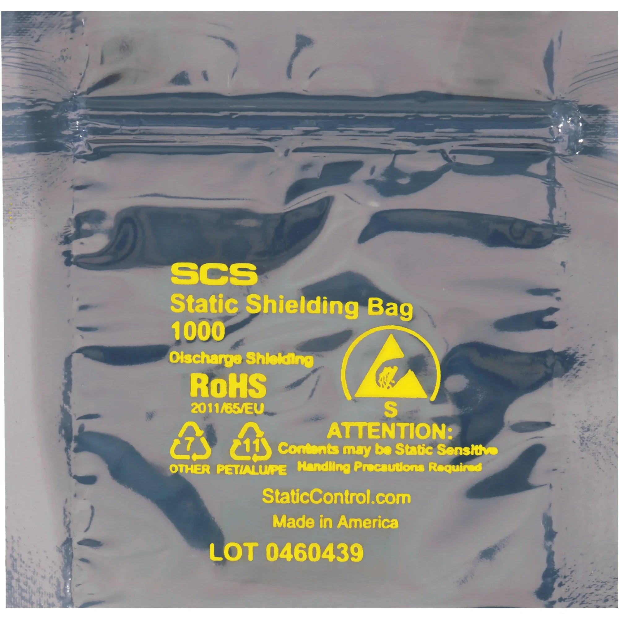 5 x 5" Reclosable Static Shielding Bags