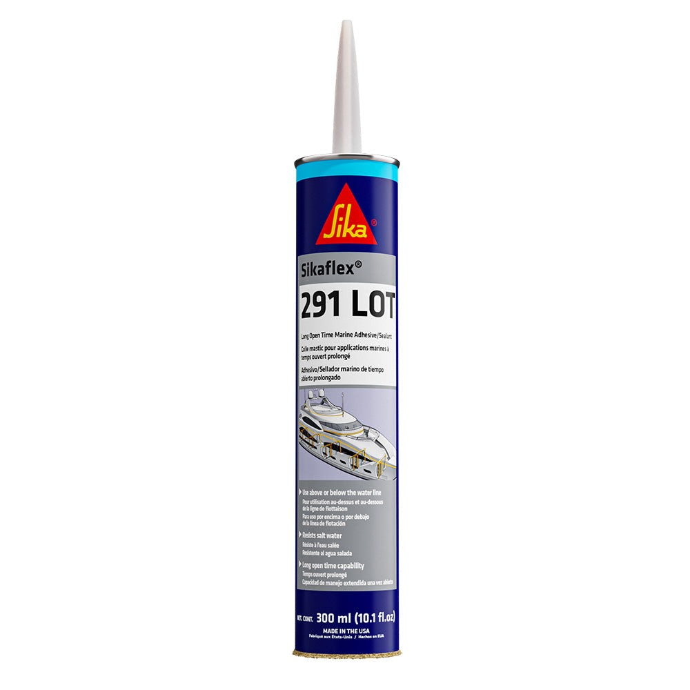 Sika Sikaflex 291 LOT Slow Cure Adhesive Sealant 10.3oz(300ml) Cartridge - Black [90927]