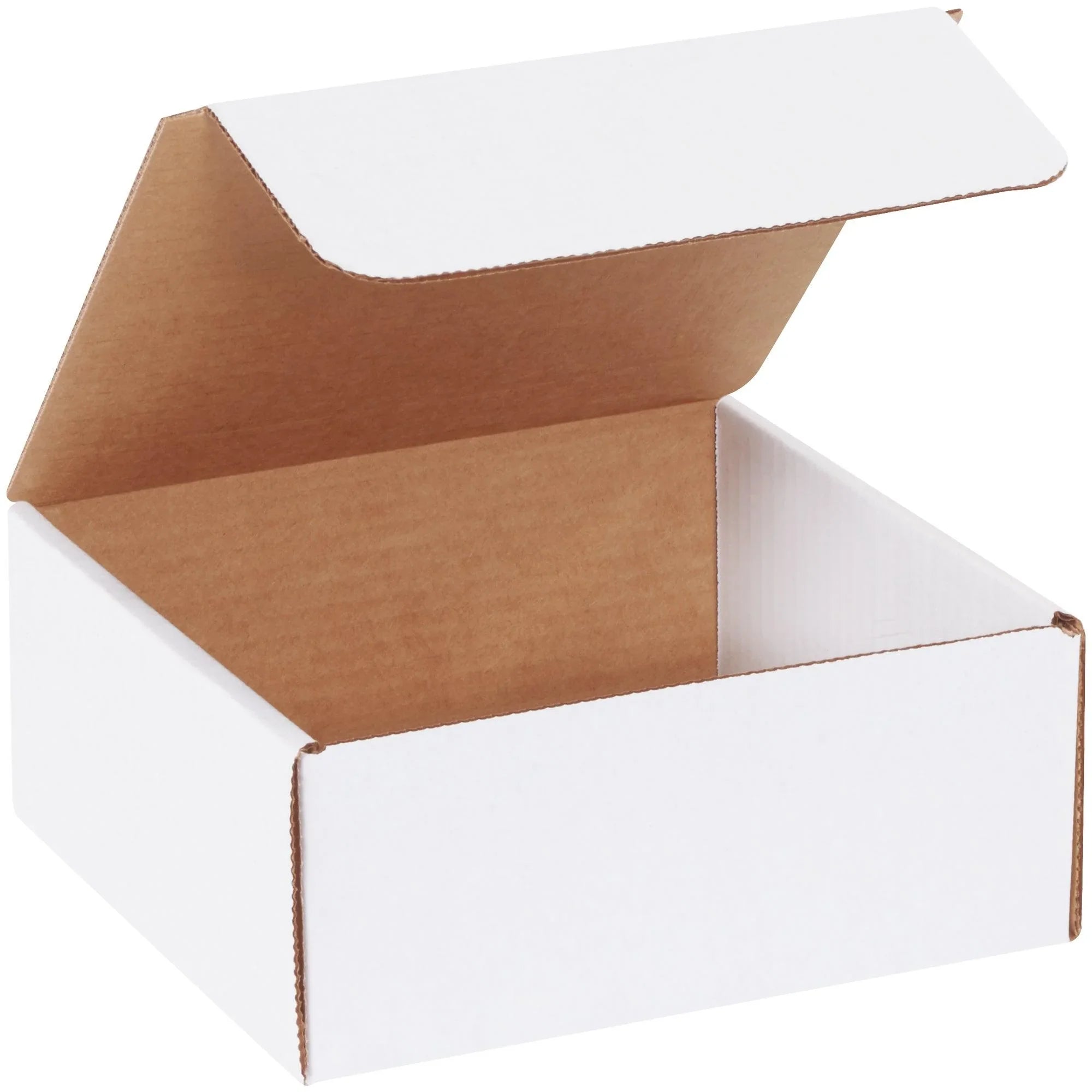 7 1/2 x 7 x 3 1/4" White Literature Mailers
