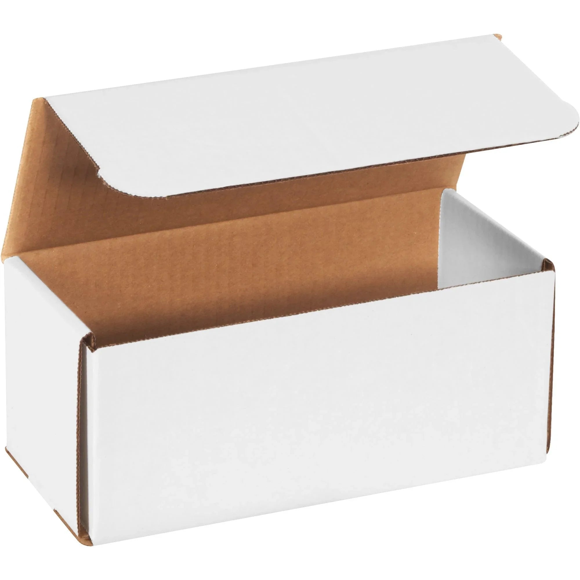 9 x 4 x 4" White Corrugated Mailers