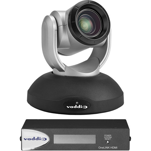 Vaddio 999-9950-100 RoboSHOT 20 UHD OneLINK HDMI System, Silver/Black