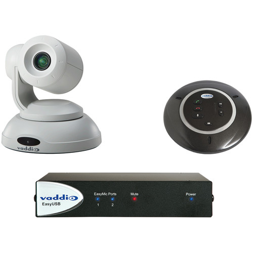 Vaddio 999-9999-130W ClearSHOT Conference Bundle, White Camera