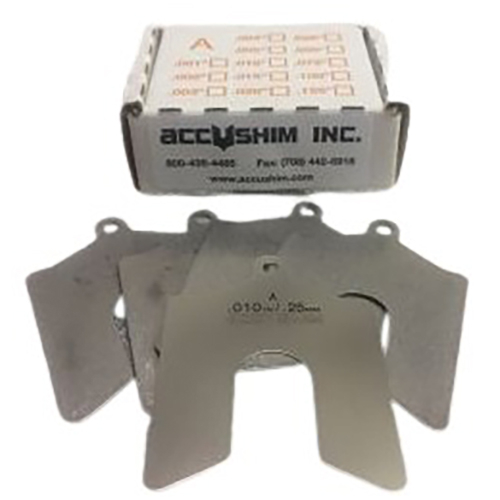 Accushim A-050 2" x 2" Shim for 1/4" - 5/8" Bolts, 0.05" Thickness