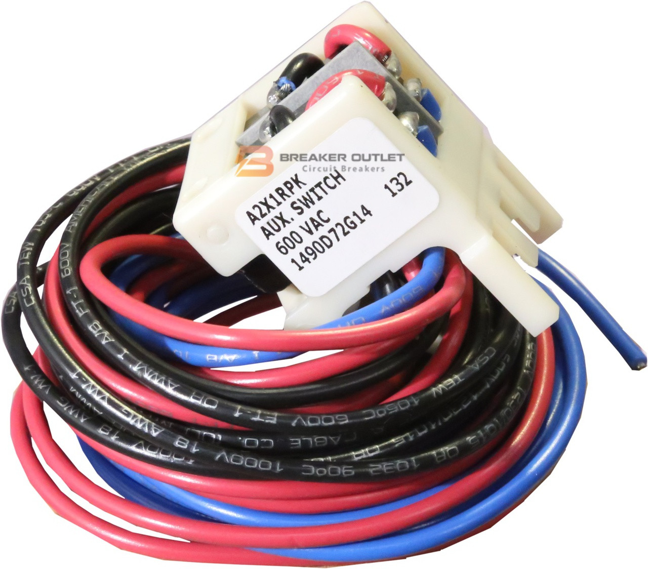 A2X1RPK Cutler Hammer Auxiliary Switch for F-frame