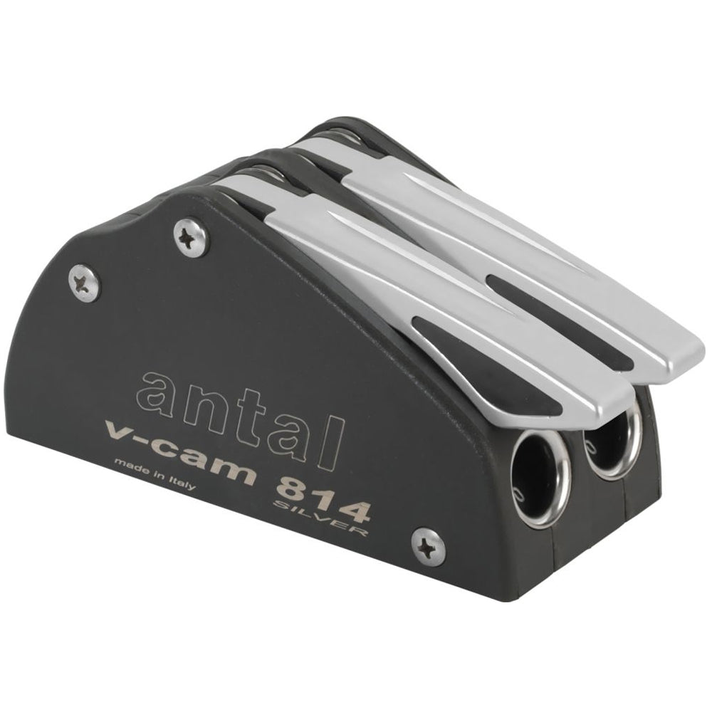 Antal Rope Clutch - Double V-CAM 814 Silver - Line Size: 5/16 to 3/8 in (8 to 10 mm) (549.121)
