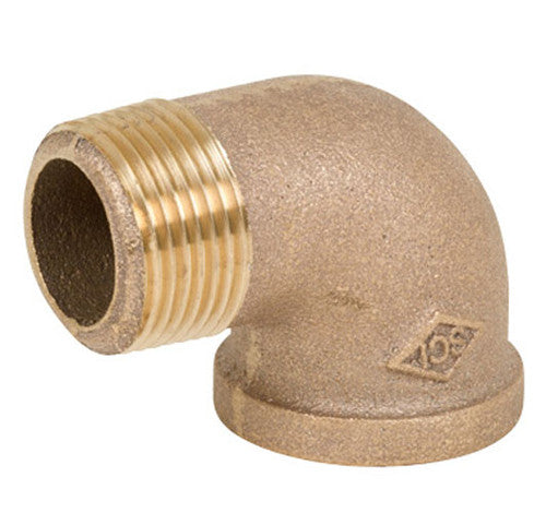 3/8" 90 Deg. Street Elbow, Bronze LEAD FREE