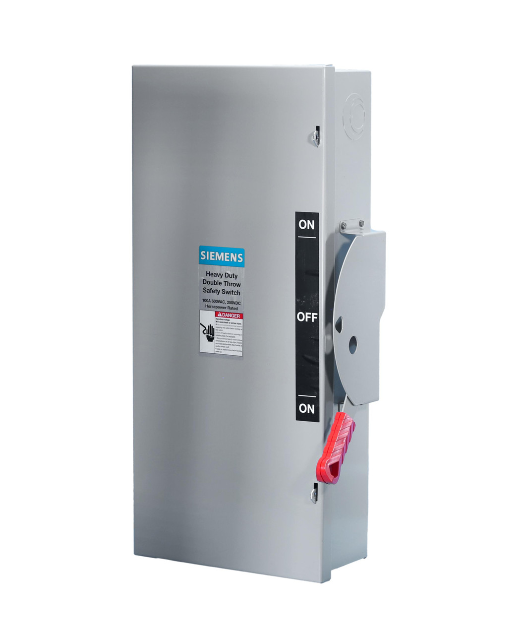 DTNF363 Double Throw Non-Fusible Safety Switch 100A 600V by Siemens