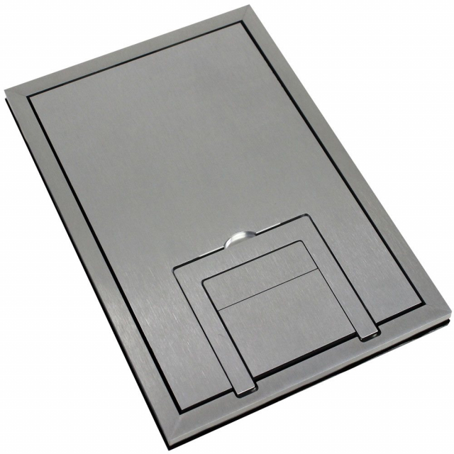 FSR FL-200-SLD-ALU-C U-Access Tile Floor Box Cover