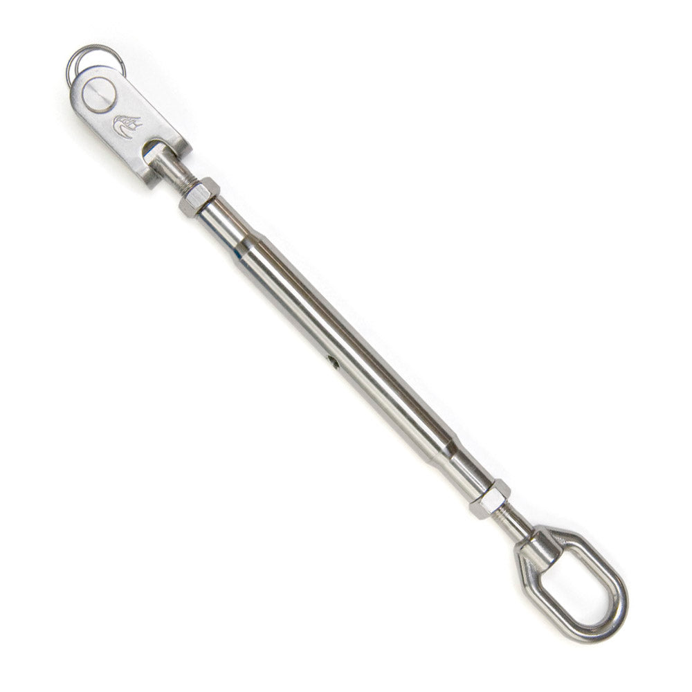 Hayn Lifeline Hardware - Turnbuckle - Toggle Jaw to Gate Eye (Closed Body) - Wire: 3/16 - 1/4 in & Screw: (38TTLLJE)