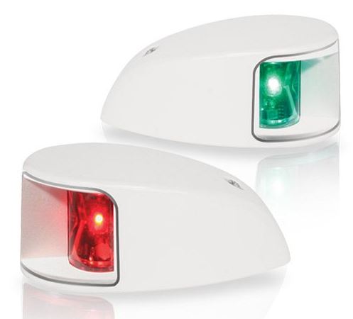 Hella 2NM NaviLED Deck Mount Port and Starboard Pair White