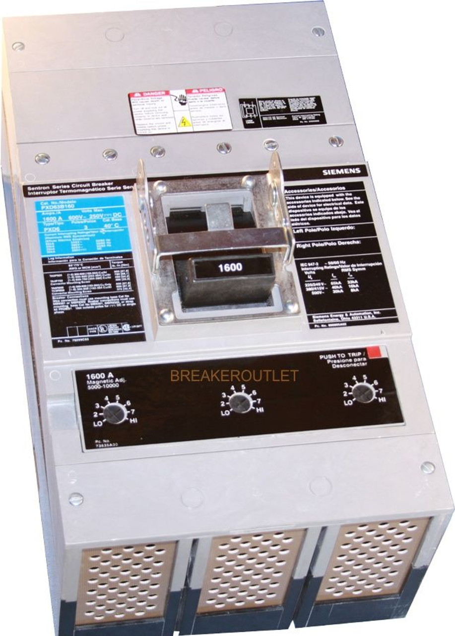 HPXD63B160 High Interrupting Circuit Breaker