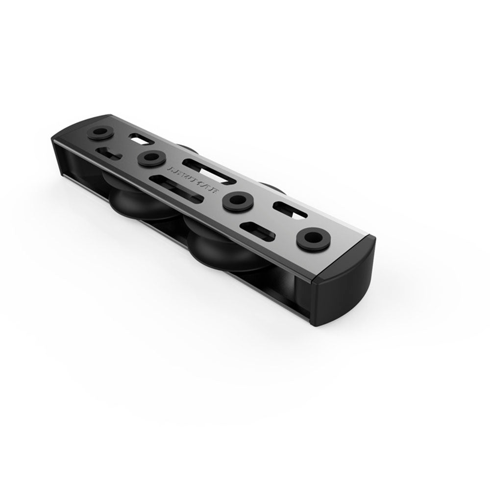 Lewmar Deck Organizer - 2 Sheaves Black - Dia: 1 5/8 in (40 mm) (29139122BK)