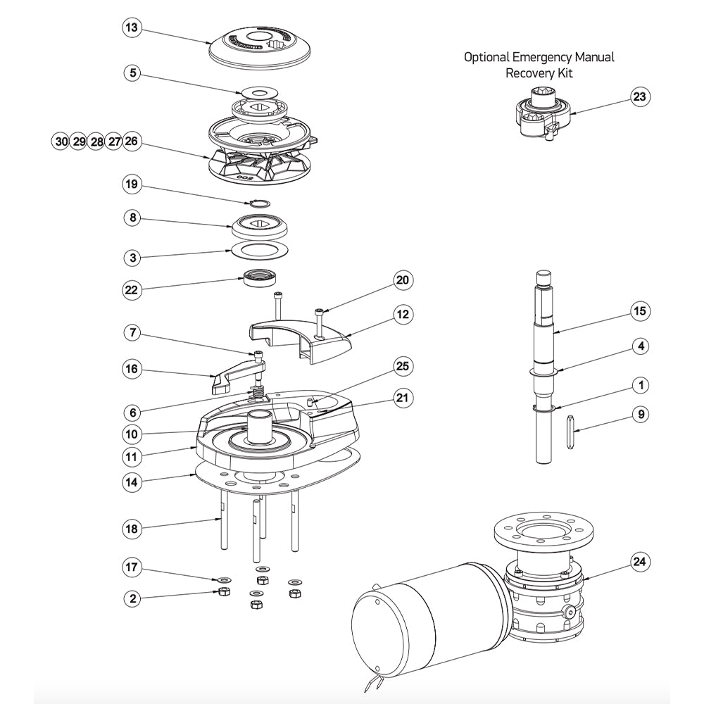 Lewmar CPX 1 Drive Shaft Kit (66000743)