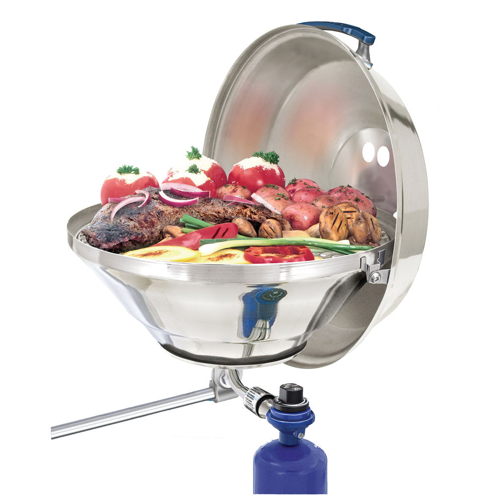 Magma Grills - Marine Kettle 17" Party Size Gas Grill with Hinged Lid (A10-215)