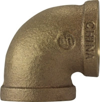 3/8- 90 Deg. Elbow Bronze, Lead free