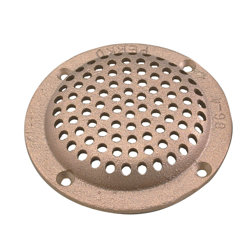 Perko Round Strainer - 5" (Bronze) (0086DP5PLB)