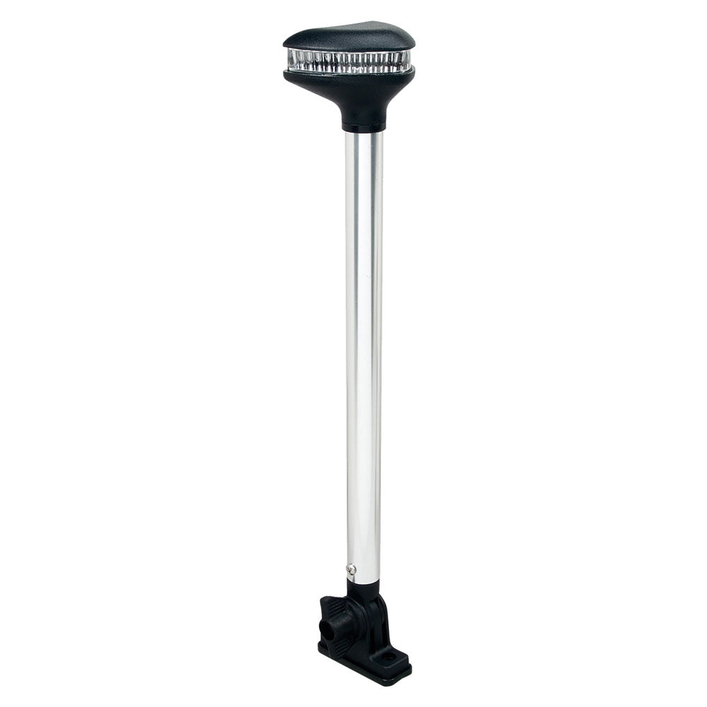 Perko All Round Lights - Stealth Folding Pole Light - Vertical Mount - 225° - 2nm - Pole Length: 14.0 in (35.5 cm) (1639DP0CHR)