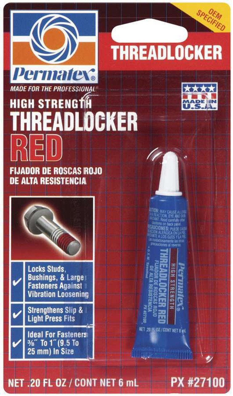 Threadlocker Red 27100