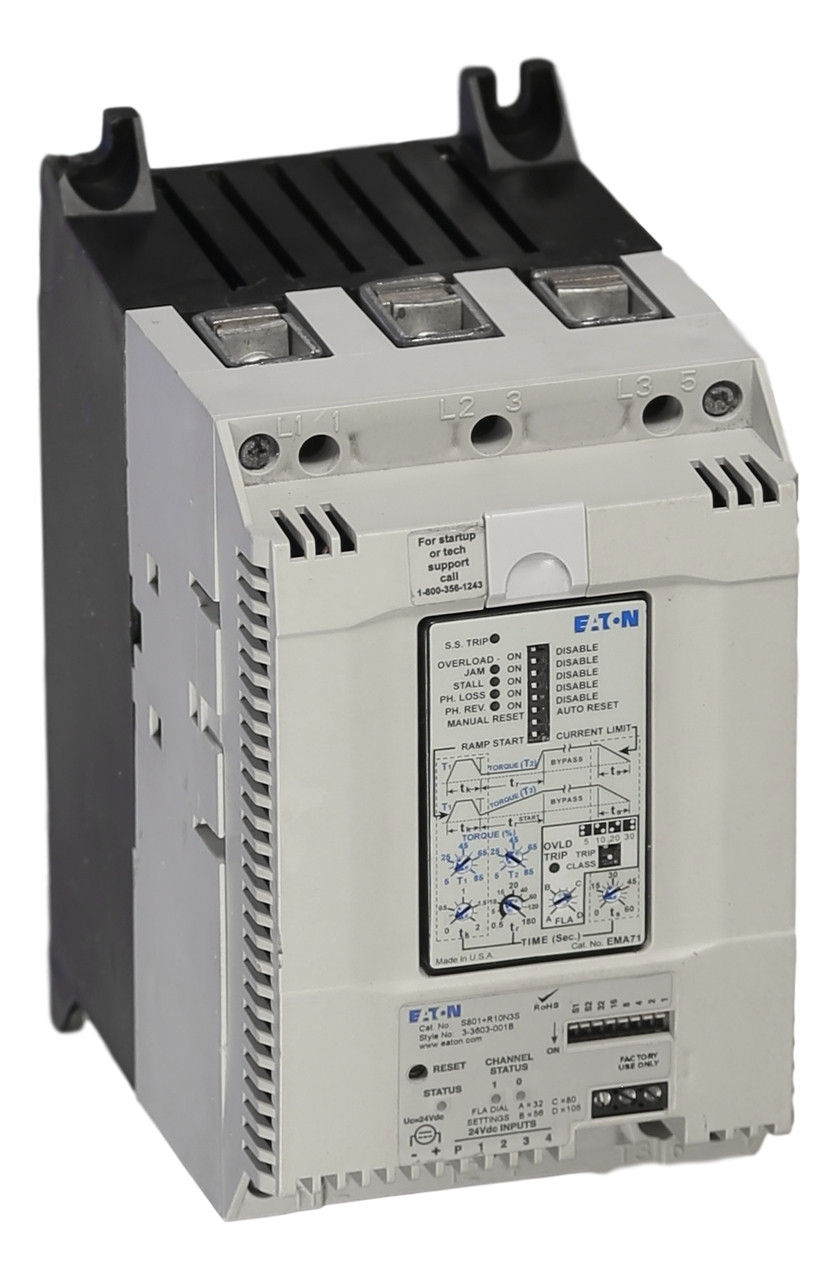 S801+R10N3S Eaton Soft Start 105 Amps Re-Certified
