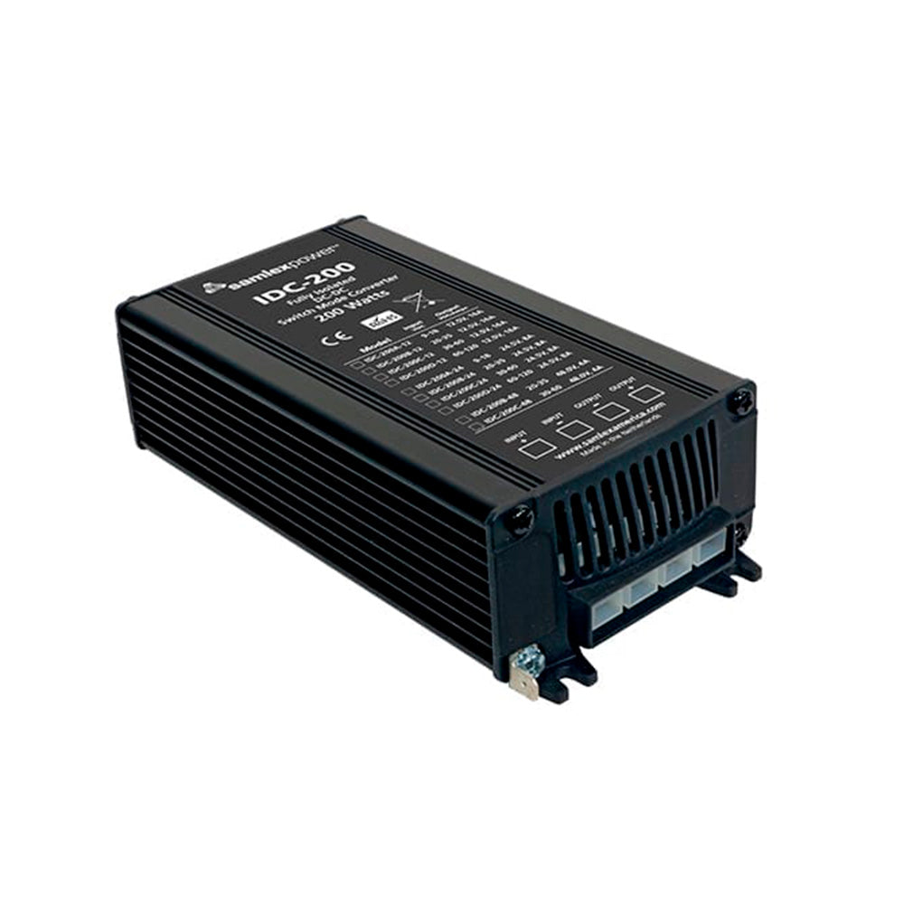 Samlex Converters & Reducers - Fully Isolated DC-DC Converter - 20-35VDC Input - 12VDC Ouput - 200W (16 Amp) (IDC-200B-12)