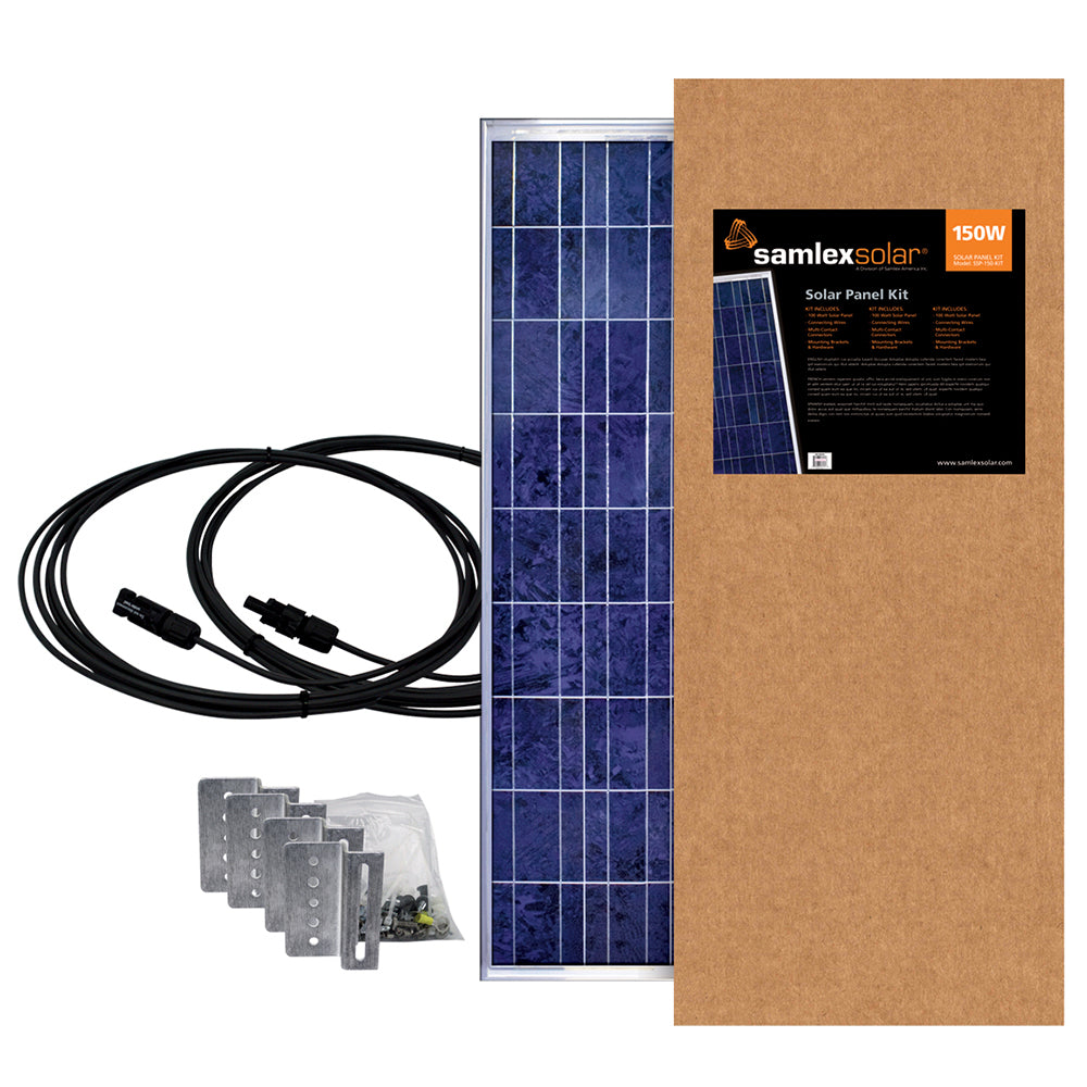 Samlex Solar Panels - Solar Panel Kit - 150W (SSP-150-KIT)