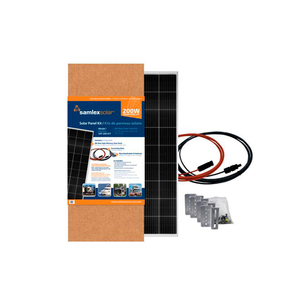 Samlex Solar Panels - Solar Panel Kit - 200W (SSP-200-KIT)