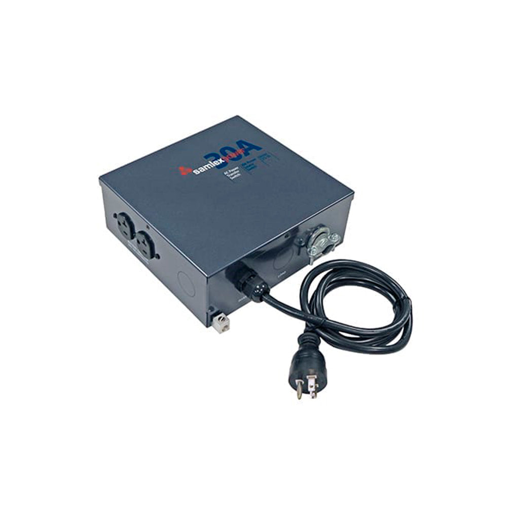 Samlex Panels & Controls - Transfer Switch w/Inverter Quick Connect - 12-24V (30A) (STS-30)