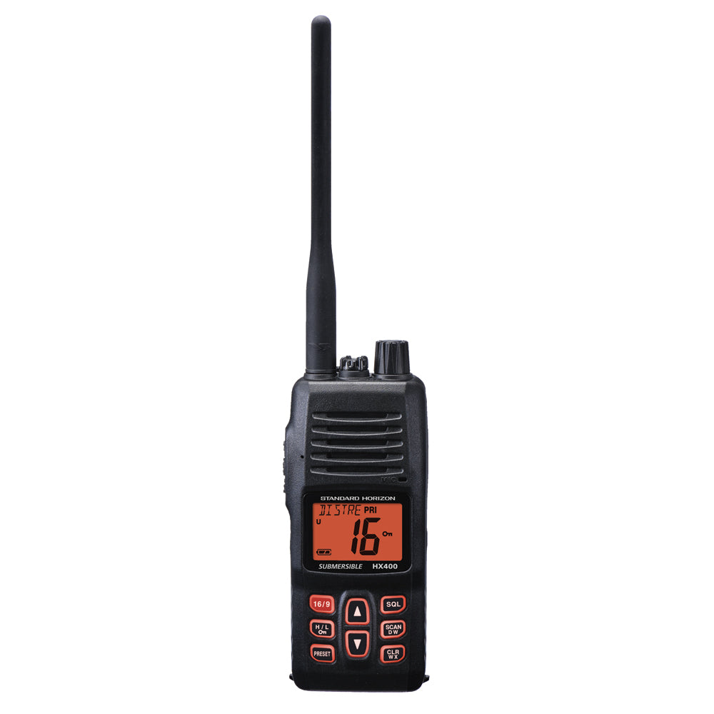 Standard Horizon HX400 Handheld VHF Radio (Built-In Scrambler, LMR Channels) (HX400)