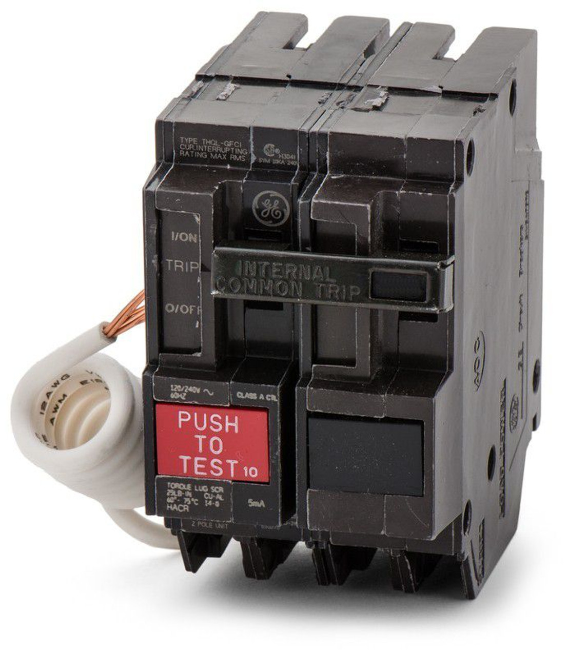 THQL2150GF1 Plug-in style GFI, economy/residential type THQL by General Electric