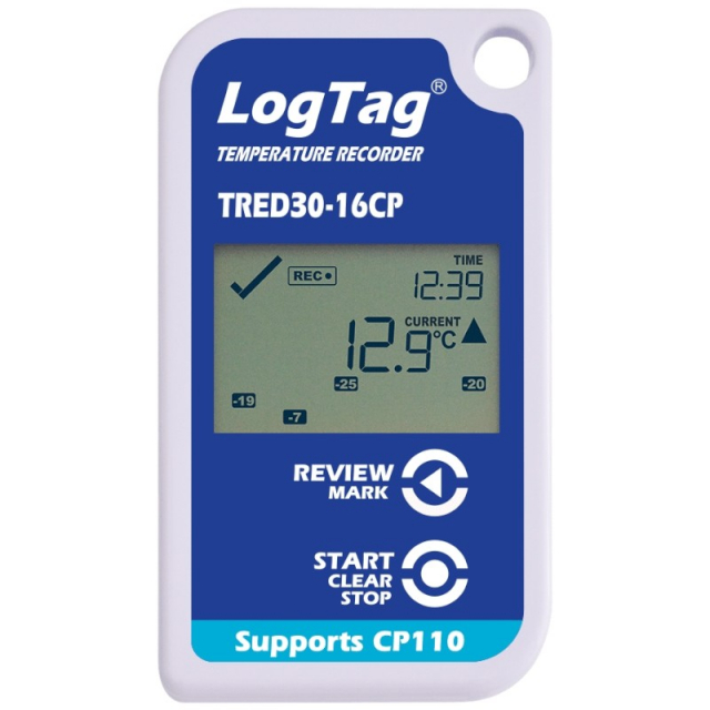 LogTag TRED30-16 External Probe LCD Temperature Data Logger